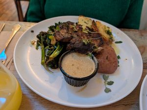 Lions mane steak at Plantuguese in England