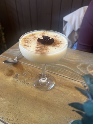 Pastel de nata martini   at Plantuguese in Bristol