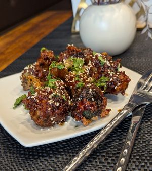 Our Brocolli Wings are the hot favourite of all Vegan lovers  at Sacred Platter in Kenthurst