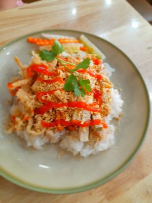 Salty sticky rice at Bếp Chay Nhà Zen in Thành Phố Hồ Chí Minh
