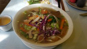 Tamarind House Special Noodle Soup – Pho Dac Biet  at Tamarind Vietnamese Grill and Noodle House in Calgary