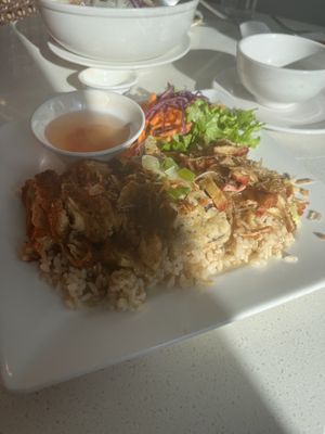 Com bi   at Tamarind Vietnamese Grill and Noodle House in Calgary