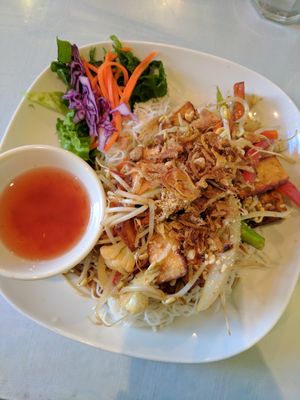 Lemongrass tofu vermicelli  at Tamarind Vietnamese Grill and Noodle House in Calgary