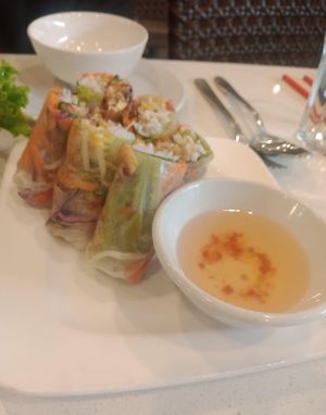 Bi Cuon - Fresh Paradise Rolls  at Tamarind Vietnamese Grill and Noodle House in Calgary