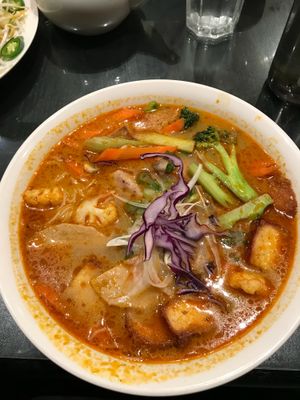Curry soup at Tamarind Vietnamese Grill and Noodle House in Calgary