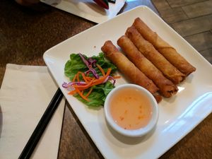 Spring rolls at Tamarind Vietnamese Grill and Noodle House in Calgary