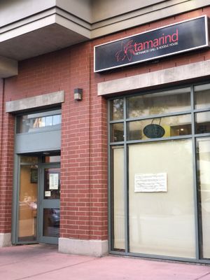 The front of the Restaurant  at Tamarind Vietnamese Grill and Noodle House in Calgary