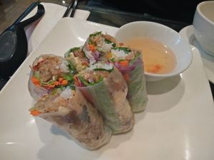 spring rolls at Tamarind Vietnamese Grill and Noodle House in Calgary