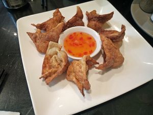 won ton at Tamarind Vietnamese Grill and Noodle House in Calgary