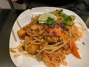 Pad thai at Tamarind Vietnamese Grill and Noodle House in Calgary