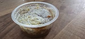 Meghil: very interesting traditionally vegan Middle Eastern dessert.  at studio shawarma in Grad Beograd