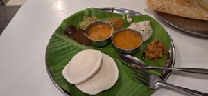 Idili at Hotel New Sri Sabareesh in Tamil Nadu