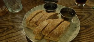 Bread and oils at The Earl of Strafford at Hooton Roberts in England