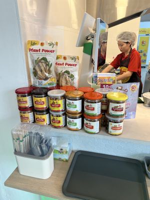 Vegan dry goods and packaged foods for purchase  at So Vegan Gateway Bangsue in Krung Thep Maha Nakhon