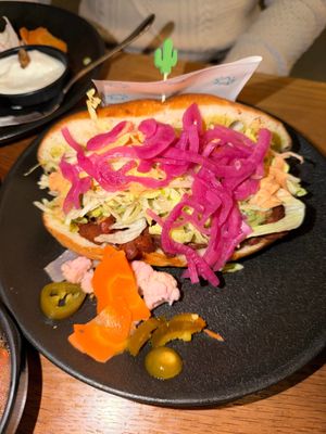 Sloppy Vegan Guac & Bean Torta at Las Musas Mexican Restaurant in Beijing