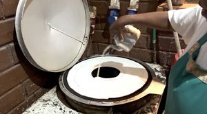 Where injeras are made, brown with millets and white with teff (both GLUTEN FREE)  at Queen Sheba Habesha Ethiopian Restaurant in Nairobi County