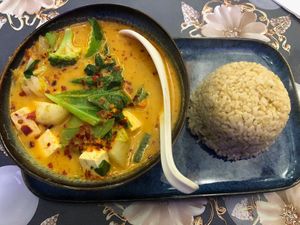 Vegan Yellow Curry  at Patpong Thai Cuisine in San Francisco
