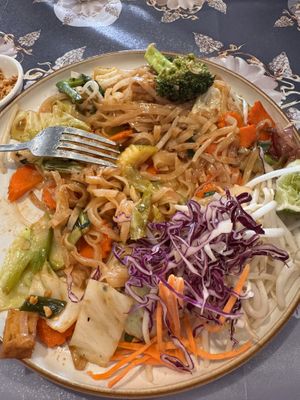 Pad thai  at Patpong Thai Cuisine in San Francisco