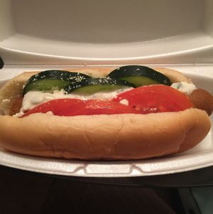 Vegan Hot Dog  at Dog Daze in Canton