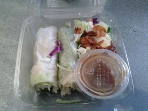 tofu spring rolls at Asian Box in Burbank