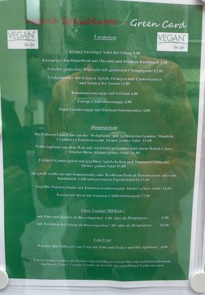 Menu August 2021 at Kraut & Ruben in Bad Hofgastein