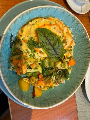 Mac and cheese with vegetables   at Kraut & Ruben in Bad Hofgastein