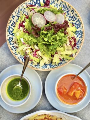 Salad - pretty lame, but nice selection of salad varieties 🌿  at Kraut & Ruben in Bad Hofgastein