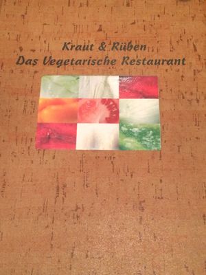 Vegetarian restaurant with vegan menu at Kraut & Ruben in Bad Hofgastein