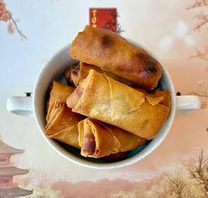 Spring rolls at Toshi in Dubai