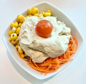 Hummus bowl at LIV Restaurant in Dubai