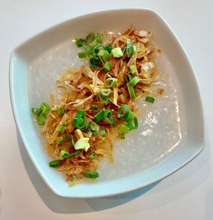 Congee at LIV Restaurant in Dubai