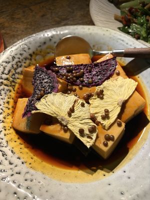 Tofu in a Sichuan sauce  at Fresh 植物料理花园餐厅 in Guangzhou