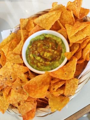 Guacamole Volcano Nachos at Francoville Boulangerie in Pandaan
