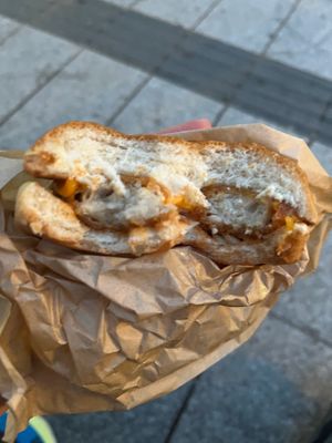 Fish burger. at Furahaa in Toulouse