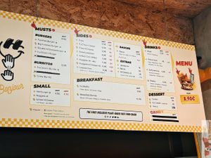 Menu at Furahaa in Toulouse