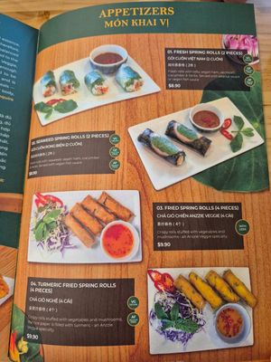 Menu Jan 2026 at Anzzie Veggie Vegetarian Restaurant in Campsie