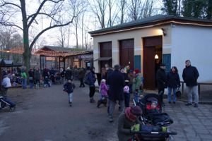 in the winter at Peissnitzhaus in Halle