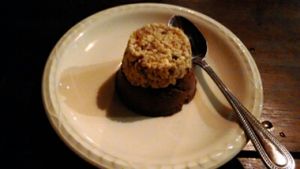 Raw vegan chocolate cheesecake at Amrita Garden in Chiang Mai