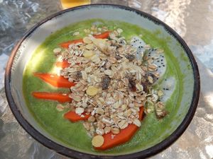 Green Smoothie Bowl at Amrita Garden in Chiang Mai