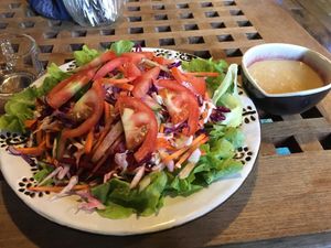 Salad at Amrita Garden in Chiang Mai