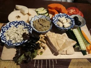 Vegan Platter at Amrita Garden in Chiang Mai