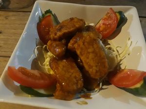 Tempeh Ribs at Amrita Garden in Chiang Mai