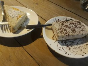 Raw Cheesecakes at Amrita Garden in Chiang Mai