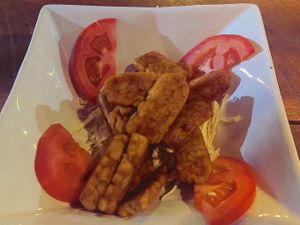 Tempeh Ribs at Amrita Garden in Chiang Mai