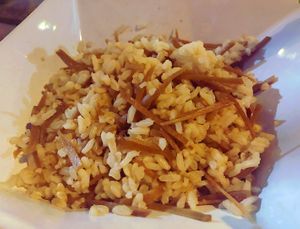 Ginger rice  at Amrita Garden in Chiang Mai