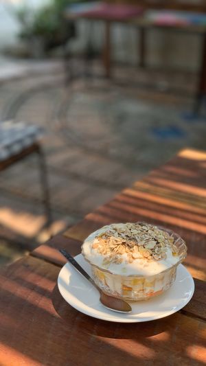 Yogurt parfait at Amrita Garden in Chiang Mai