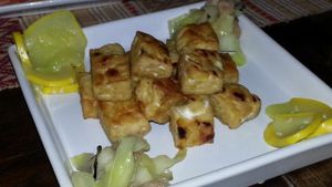 Tempeh at Amrita Garden in Chiang Mai