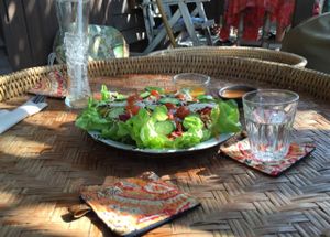 Green Salad at Amrita Garden in Chiang Mai