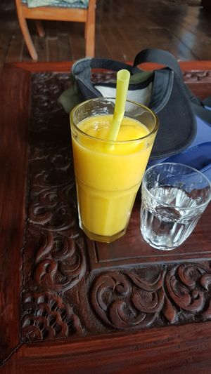 Fruit smoothie at Amrita Garden in Chiang Mai