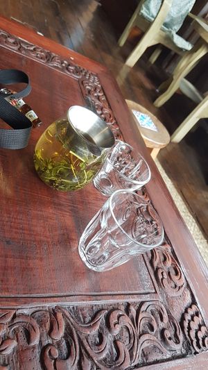 Mint tea at Amrita Garden in Chiang Mai